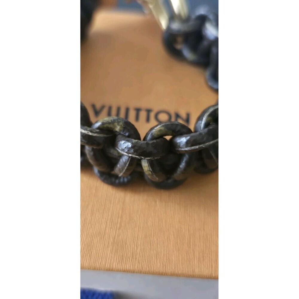 Louis Vuitton Authentic Monogram Outdoor Braided Bracelet Unisex Rare! - Picture 5 of 7